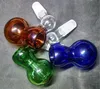 14mm / 18mm Bol en verre multifonction Catcher Catcher et Bubbler Calabash Percolator Deux Joint Taille Joint Brownah