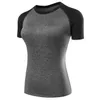 Hot Summer Style 2016 Outdoor Women Splice O-Neck Dzianiny Sporty Wear Tees Fitness Gym Pro Running Pot Krótki rękaw Tshirt