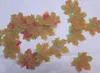 Neue Ankunft 100pcs Künstliche Stoff Maple Blätter mehrfarbig Herbst Herbstblatt für Kunst Scrapbooking Hochzeit Schlafzimmer Wand Party Dekor 6045200