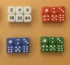 10mm Mini 6 Sided Acrylic Dice Color Dices Boson Decorative Accessories 3D Puzzle Dice Good Price High Quality #R5