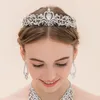 Nova festa de casamento jóias cristais de nupcial tiaras para mulheres noivado tiara coroa headband acessórios de cabelo moda jóias de luxo