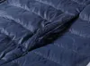 Gilet uomo autunno-inverno piumino d'anatra ultraleggero 90% piumino d'anatra gilet sciolto gilet giacca senza maniche autunno nero grigio blu navy