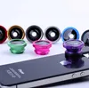 HOT SALE-Universal 3 In 1 Clip-on Fish Eye Macro Wide Angle cell Phone Lens Camera kit apply for Apple iPhone And Android cellphone