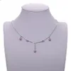 100 925 sterling silver emalj rosa svart tusensköna blomma charm choker passar pandora silver flicka present halsband