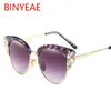 retro glasses cat eye clear lens with rhinestones crystals Half Frame women fake myopia spectacles optical8451641