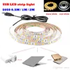 Bande lumineuse LED avec câble USB 5V, SMD3528, 5050, 50cm, 1m, 2m, 5m, lumière Flexible, éclairage de fond de télévision, 8674525