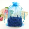 5*7 7*9 9*12 13*18 15*20cm Drawstring Organza bags Gift wrapping bag Gift pouch Jewelry pouch organza bag Candy bags package bag mix color