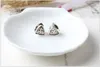 20 Stücke Großes Loch Schild Charms Silber Überzogene Perlen Charms Geeignet für DIY Pandora Schmuck Charme Armbänder Halsketten