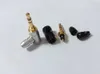 2 pièces en cuivre 1/8 "3.5mm prise mâle coudée stéréo prise à souder adaptateur Audio bricolage
