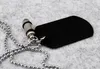 Hipster Hip Hop Jewelry Bullet & U.S.Army Card Pendant Necklace Beaded Chain For Men Women Dog Tag 3 Colors