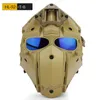 WoSporT Tactical OBSIDIAN GREEN GOBL TERMINATOR Casco Masksunglas occhiali per caccia Paintball airsoft equipaggiamento tattico286f