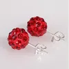 Classic Diamond shambhala earring stud for women DFMTE21 Micro Disco Ball earrings jewelry 24 pairs a lot