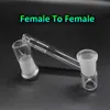 Vidro Adapter Drop Down Feminino Masculino 18 milímetros 14 milímetros a 14mm 18mm tubos de vidro Drop Down adaptadores para borda chanfrada Quartz Banger água de vidro