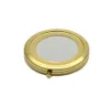 70mm blank gold compact mirror Pock compact mirror magnifying Mirror frame Great for DIY Decro 18410-2