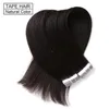 Ombre cor T1B / cinza peruano fita extensões de cabelo 200g fita em cabelo humano invisível cabelo real reto 80 peças / lote