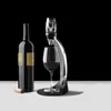 Ensemble de tour d'aérateur de vin de luxe écologique, accessoires de verre de vin rouge, carafe magique rapide avec boîte-cadeau, acrylique en cristal, vente en gros ZA1009