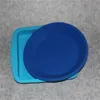 Preço do competidor Prato Profundo Prato Redondo 8 "Non Stick Silicone Container Concentrado Óleo BHO bandeja frete grátis