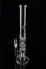 45 cm de hauteur bongs en verre droit bras arbre perc filtre et percolateur Birdcage tuyau en verre épais tuyau d'eau avec joint de 18 mm