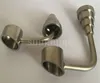 Newest 6 in 1 10mm&14mm&18mm Male or Female Banger Titanium Nail SILIKA SIDE ARM DOMELESS TITANIUM NAILS