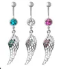 YYJFF D0502 Wing Mix Colors Belly Navel -knappring