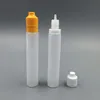 5000 pcs PE 30 ml fles e vloeistof doorschijnen van 30 ml plastic sap druppelaar flessen Penstijl met kindvrije sabotage duidelijke pet