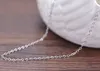 Bijoux à la mode pour hommes et femmes, chaîne en acier inoxydable de 50cm, chaîne O adaptée à bricolage, collier pendentif en vrac