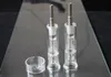 Healthy_Cigarette CSYC NC014 Narghilè concentrato Dab Rigs Tubo Bong Chiodo in titanio 14mm Grado 2 Piatto di cera Oil Rig Tubi per l'acqua in vetro