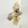 Serrure de poignée de porte en alliage de zinc de haute qualité, décoration de porte intérieure Y1292TBG, serrure de porte de chambre à coucher européenne et de salle de bains, locks9189785