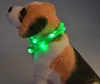 Nieuwste Snijd USB Charge Dog Training Collar LED Outdoor Lichtgevende Oplader Pet Halsbanden Licht Verstelbare 6 Kleuren LED Knipperende Hondenkraag