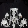 no the glass cup including )Elegance Crystal wedding centerpiece event decoration flower stand