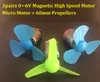 3 Pairs 0-6V Small DC High Speed Motors + 3 60mm Fan Blades