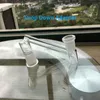 2017 Adaptador Pyrex de vidrio desplegable hembra macho 14 mm 18 mm a 14 mm 18 mm Adaptadores desplegables de vidrio hembra para reciclador de plataformas petrolíferas de vidrio