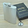 silver whiskey flask