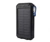 20000MAH NOVEL SOLAR POWERBANK Vattentäta kraftbanker 2A Output Cell Phone Portable Laddare