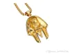 Menas de moda charme faraó colares pendentes de 18k cadeias de ouro enchendo peças de figurino de hip hop masculino 3065