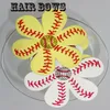 En gros 2016 nouveau Softball ou baseball Fleur Accessoire et pince à cheveux, softball cheveux arcs Hairbow rapide gratuit DHL 100 pcs