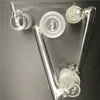 Adaptador de bong suspenso de vidro para cachimbo de água 14 mm 18 mm, macho, fêmea, para quartzo Banger Adaptador de vidro para bongos, para quartzo Banger