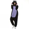 Japonia anime cosplay piżama zwierzę o północy kot kotek noc czarny kot kotek kigu cosplay cosplay unisex dorosły Onesie twórczość CA194G