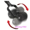 Tingling Spurs Wartenberg Wheel Double Rolling Wheels pour la stimulation sensorielle du jeu BDSM Fetish Sex Toy Pinwheel Breast Teaser9915078