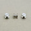 flat style nail 10mm stainless steel screw wallet bag belt Rivet diy handmade leather garment hardware part fastener