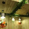 Willlustr mega لمبة قلادة مصباح مصنع أخضر زهرة الزينة الزجاجية غرفة الطعام مطعم جزيرة مطعم فندق بار مقهى تعليق