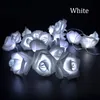 5m 50 Led String Fairy Lights Battery Operated Rose Flowers Flash Lights Garland For Wedding Garden Party Decoration