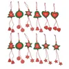 Ornements de Noël chauds arbre de Noël coeur étoile décorations d'arbre à la maison ornements suspendus en gros, livraison gratuite, 12pc par lot