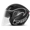 2016 Nouvelles saisons d'été Andes B-639 double lentilles casque de moto demi-visage casques de vélo électrique en ABS et TAILLE LIBRE