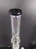 높은 : 47CM 비커 bongs precolator 금연 파이프와 흰색 유리 비드 두꺼운 유리 봉을 판매 유리 봉