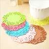 2 pcs Lindo Silicone Lace Flower Cup Coaster Pad Almofada Antiderrapante Placemat # R571