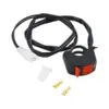 Universal 12V Motorcycle Handlebar Accident Hazard Light Switch ON/OFF Button