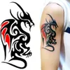 Adesivo tatuaggio temporaneo impermeabile del corpo 1056 cm Cool Man Dragon Tattoo Totem Trasferimento dell'acqua di alta qualità2501780