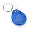 100 шт. Синий цвет Blue Rewaitable RFID -ключ FOBS T5577 125 кГц близость теги ABS для управления доступом TK4100EM 4100 ChIP8899743