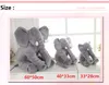 Partihandel - Elephant Nose Fyllda djur Doll Soft Plush Stuff Toys Baby Gifts Soft Lumbar Kuddar 33 * 28 cm A0280